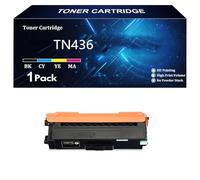 TN436 Cartouche de Toner Compatible pour Brother TN-436 TN431 TN433 HL-L8360CDW HL-L8360CDWT HL-L9310CDW MFC-L8895CDW MFC-L8900CDW MFC-L8905CDW MFC-L9570CDW Imprimantes,BK-1 Pack