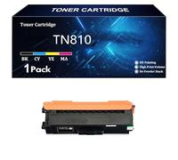 TN810 TN810XL Cartouches de Toner Compatibles pour Brother HL-EX470W HL-L9410CDN HL-L9430CDN HL-L9470CDN MFCEX670W MFC-L9610CDN MFC-L9630CDN MFC9670CDN Imprimantes ,BK-1 Pack