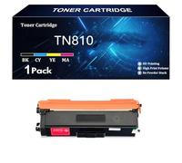 TN810 TN810XL Cartouches de Toner Compatibles pour Brother HL-EX470W HL-L9410CDN HL-L9430CDN HL-L9470CDN MFCEX670W MFC-L9610CDN MFC-L9630CDN MFC9670CDN Imprimantes ,M-1 Pack