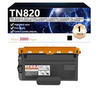 TN820 Cartouche de Toner Compatible pour Brother DCP-L5500 L5500DN L5600DN L5650DN HL-L5000D L5100DN L5200DW L5200DWT Imprimantes, Haute Capacité 3000 Pages, Impression Haute Définition,Black-1 Pack