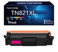 TN821XL Cartouche de Toner Compatible pour Brother TN821XL TN821XLBK TN821XLC TN821XLY TN821XLM pour Brother HL-L9430CDN L9470CDN MFC-L9630CDN 9670CDN Imprimantes avec Puce,M-1 Pack