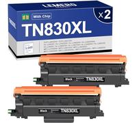 TN830XL Toner pour imprimante Brother Compatible TN830XL TN830-XL TN830 XL Toner pour HL-L2460DW DCP-L2640DW HL-L2405W MFC-L2820DW HL-L2400D HL-L2480DW MFC-L2820DWXL | TN830/XL/V 2 Noir