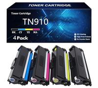 TN910 Compatible Toner Cartouche TN910 TN910BK TN910C TN910Y TN910M Remplacement pour Brother HL-L8260CDW L8360CDWT L9310CDW DCP-L8410CDW MFC-L8610CDW L8900CDW L9570CDW Imprimante,4 Color-4 Pack