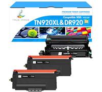 TN920XL TN920 Lot de 3 cartouches de toner DR920 pour imprimante Brother TN 920XL 920 DR-920 pour imprimante Brother HL-L6210DW HL-L5210DW HL-L5210DN L6210DWT L5210DWT