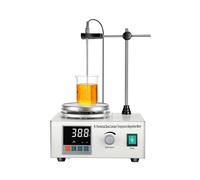 Tnamdan Agitateur magnétique 1000ML 200W avec Affichage numérique de la température et réglage de la Vitesse Mélangeur magnétique avec Plaque chauffante et Barre d'agitation magnétique