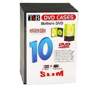 Rangement CD / DVD Tnb 10 BOITES DVD SLIM
