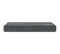 T'nB - Station d’Accueil Double Ecran 4K60Hz, 14 en 1, HDMI et DisplayPort, 4X USB-A 3.0, 2X USB-C 3.0, Compatible Windows, macOS, Linux, Android, Chrome OS