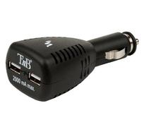 T'nb 4-In-1 Cigar Lighter Multi-Charger - Adaptateur D'alimentation Pour Voiture - 4000 Ma - 4 Connecteurs De Sortie (Usb, Allume-Cigare) - Noir