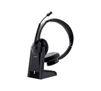 T'nB ACTIV 1000X with microphone and charging base - Micro-casque - sur-oreille - fréquence/Bluetooth radio de 2,4 GHz - sans fil - noir