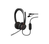 T'nB ACTIV 400S - Micro-casque - sur-oreille - filaire - Suppresseur de bruit actif - USB-C - noir