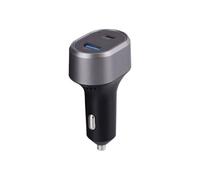 Chargeur Allume Cigare T'nb 1x USB-A et 1x USB-C 83W (Noir/Gris)