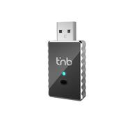 T'nB - Adaptateur sans Fil pour CarPlay & Android Auto, Connexion Automatique, Plug & Play, Bascule par Boutons Physiques, Mises à Jour FOTA, Câble USB Et USB-C Inclus - Noir