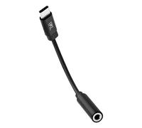 T'nB ADATCJACK2 câble audio 0,1 m 3,5mm USB Type-C Noir