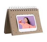 T'nB - Album Photo Kraft, 20 Pages Multi-Formats, jusqu'à 40 Photos | Compatible avec Instax Mini, Square, Wide, Polaroid et Kodak, 20 Pages, Collection Lensy, Couverture Kraft
