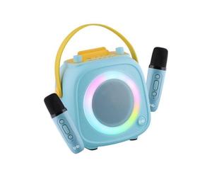 TnB Altavoz Karaoke 10W Bluetooth Bateria Recargable 5H 2 Microfonos Azul