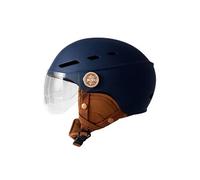 Casque vélo avec visière et oreillettes T'nB Urban Moov Vista Taille M Bleu Cosmos