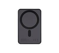 T'nb - Batterie de Secours MagSafe 10 000 mAh, Recharge sans Fil et USB-C 20W, Fonction Support Intégré, Indicateurs LED, Plastique Recyclé - Gris