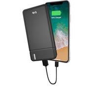 TNB Powerbank - Batterie externe portable - Chargeur 10 000 mAh - 2 ports USB - Noir