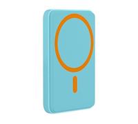T'nB - Batterie Externe 5000mAh MagSafe Power Bank, Charge sans Fil 15W USB-C 20W Ultra Compacte Compatible iPhone et Smartphones - Bleu Ciel