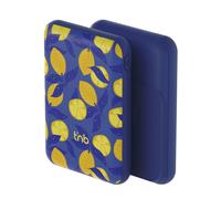 T'nb - Batterie de Secours 5000mAh Compatible MagSafe, Design Flower, Option de Charge Filaire Ultra-Rapide USB-C de 20W - Bleu