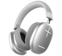 T'nB Bounce Max - Casque sans Fil Circum-aural Nouvelle Version, Confortable et Englobant, avec Connexion Bluetooth, Son Stéréo avec Micro Intégré, Autonomie Jusqu’à 50 Heures - Silver