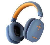 T'nB BOUNCE MAX - Écouteurs avec micro - circum-aural - Bluetooth - sans fil, filaire - jack 3,5mm - isolation acoustique - bleu, orange Bleu, Orange