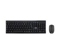 T'nB BRIDGE WIRELESS COMBO - Ensemble clavier et souris - sans fil - 2.4 GHz - AZERTY - noir