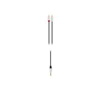 T'nB - Câble audio - mini-phone stereo 3.5 mm mâle pour RCA mâle - 3 m - noir
