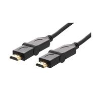 T'nB - Câble HDMI - HDMI mâle foldable pour HDMI mâle foldable - 2 m - support 4K, support vidéo 3D, prise en charge de 1920 x 1080 (1080p)