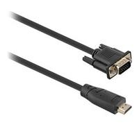 TNB Câble HDMI mâle / VGA mâle 2m - noir Noir G