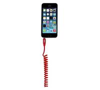 T'nB Câble jack 3,5 mm vers 3,5 mm – torsadé antinoeud, 1,8 m – Rouge
