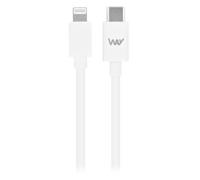 T'nB - Câble Lightning - Lightning mâle pour USB-C mâle - 1 m - blanc