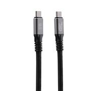 TNB Câble professionnel de charge et de transfert ultra rapide USB-4(Gen3) 40 Gbps - USB-C/USB-C - 240W - Longueur 2 m - Noir