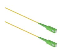 T'nB - Câble réseau - SC/APC (M) pour SC/APC (M) - 2 m - fibre optique - simplex - 9 / 125 micromètres - IEEE 802.3z - OFNR - colonne montante - Vert/jaune