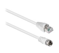 T'nB - Câble RJ45 : Fiche-F M/M 2 Mètres - Blanc