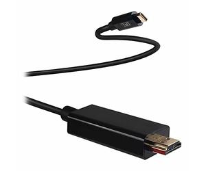 T'nB - Câble USB C vers HDMI 4K, 2m, Diffusion Smartphone et Tablette | Connexion USB Type-C vers TV HDMI, Vidéo UHD et HD, idéal pour Streaming, Films, Séries, Photos et Présentations