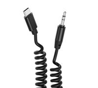 T'nB - Câble USB-C vers Jack 3.5mm torsadé - Noir