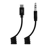 TNB Câble USB-C vers Jack 3.5mm twist 1m50 - noir
