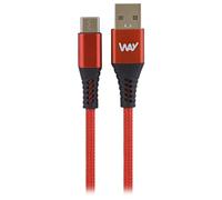 T'nB - Câble USB - USB (M) pour 24 pin USB-C (M) - 2 m - rouge