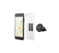 T'nB CARMAGLUX2 Support Magnétique Grille d'Aération Orientable pour Smartphone avec 2 Languettes Métalliques Adhésives Incluses - Référence CARMAGLUX2