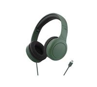 T'nB - Casque Audio Filaire USB-C Tonality Link, Arceau Réglable Et Pads Rembourrés, Micro Intégré et Commandes sur Câble - Vert