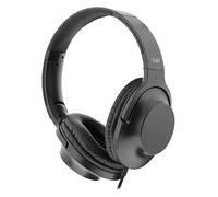 T'nB Casque TV filaire CSHOME3 – Jack 3,5 mm – Sensibilité 124 dB – Câble 2 m + rallonge 3 m – Noir