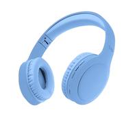 T'nB - Casque Bluetooth À Réduction De Bruit Active Tonality, Bluetooth 5.1, Autonomie 32 H ANC 42 H sans ANC, Micro Intégré, Jack 3,5 Mm et USB-C, Pliable - Bleu Brume