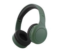 T'nB - Casque Bluetooth sans Fil, Supra-Auriculaire Confortable, Pads en Mousse, Microphone Intégré, Arceau Réglable, Autonomie 24h, Léger Et Pliable - Vert