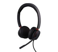 TNB Casque filaire professionnel ACTIV400S optimisé pour Teams - Télécommande - Connexion USB-A et USB-C - Noir