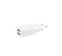 T'nB CH2USB24A Chargeur secteur 2 ports USB 2.4A max avec Smart IC pour optimisation de charge appareils mobiles (Tablettes, Smartphones, MP3...)