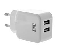 T'nB - Chargeur Secteur 2 USB 2,4A - Blanc -T'nB