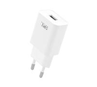T'nB Chargeur secteur compact 12W 1 USB 2,4A Blanc