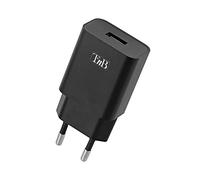 T'nB - Chargeur Secteur USB 12W, Compact pour Smartphone et Tablette | Chargeur USB-A Noir 2,4 A, Puissance 12 W, Format Compact, adapté à la Maison, au Bureau et aux Déplacements