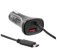 Tnb - Chargeur Voiture USB avec câble USB-C + Fonction Quick Charge 2.0 - T'nB